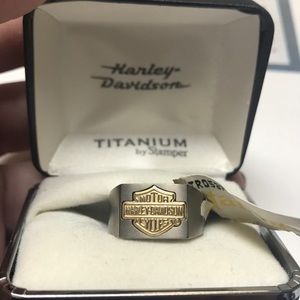 Harley-Davidson Titanium ring. By Stamper